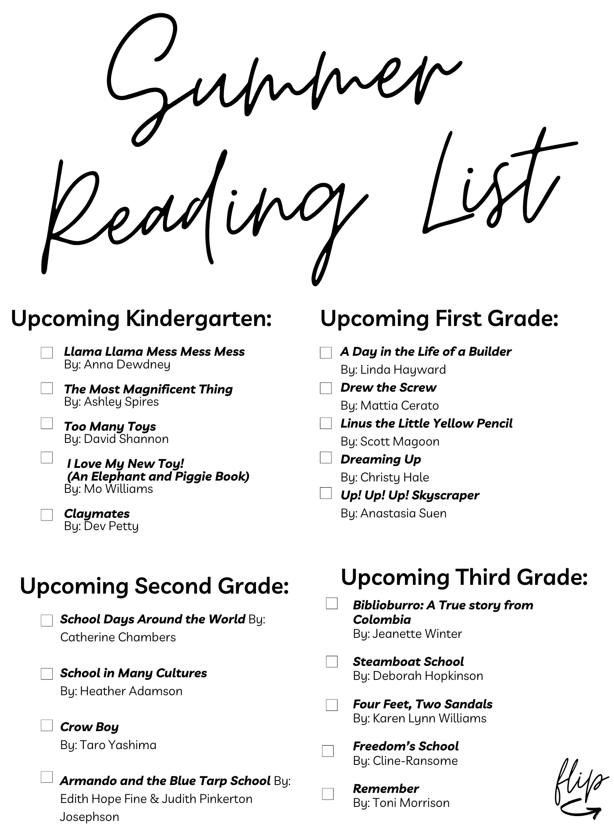 summer reading p 1